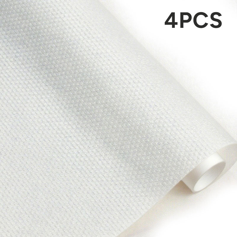 4Pcs Refrigerator Liners for Shelves Non-Adhesive Shelf or Drawer Liner
