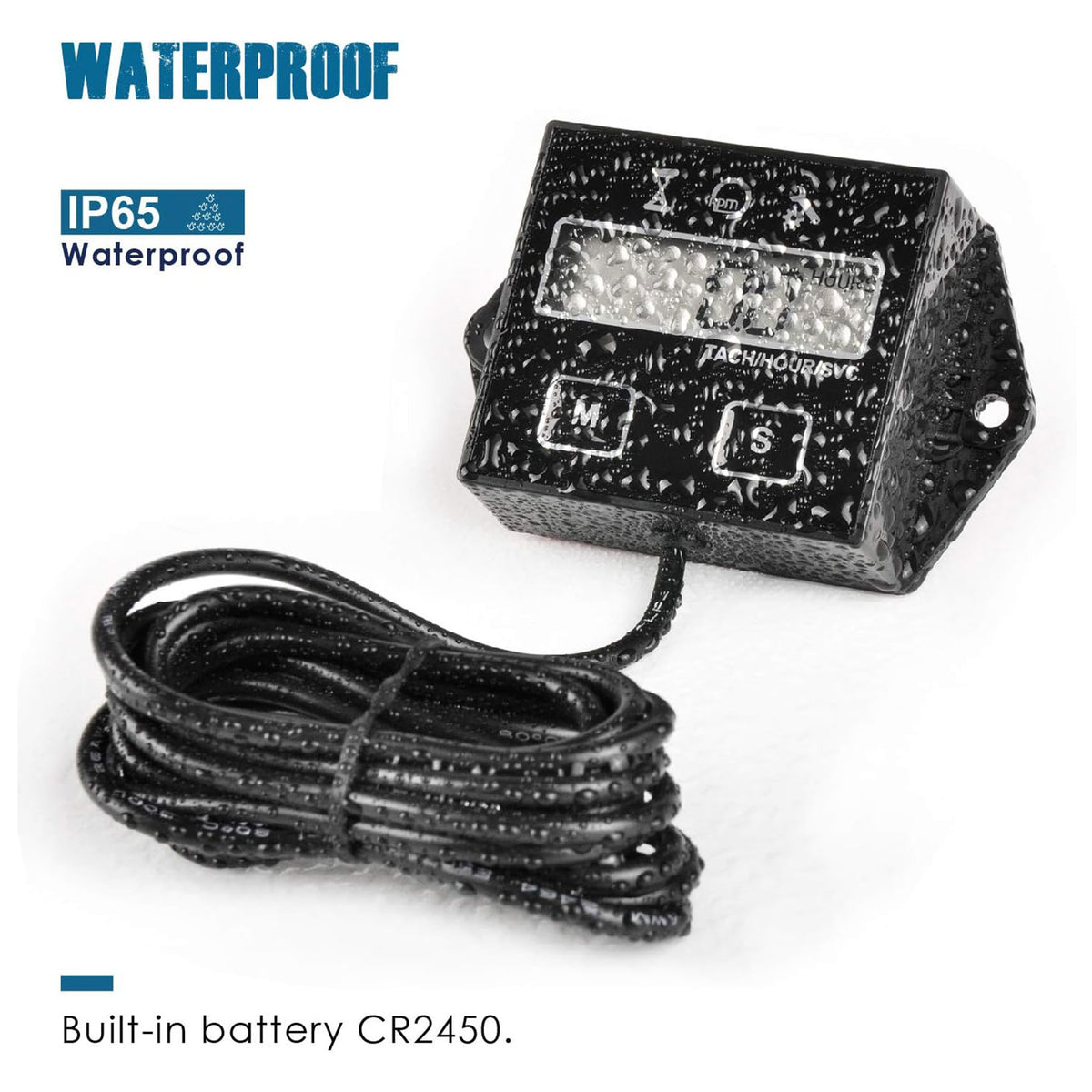 RL-HM011E Digital Hour Meter & Tachometer | Maintenance Reminder