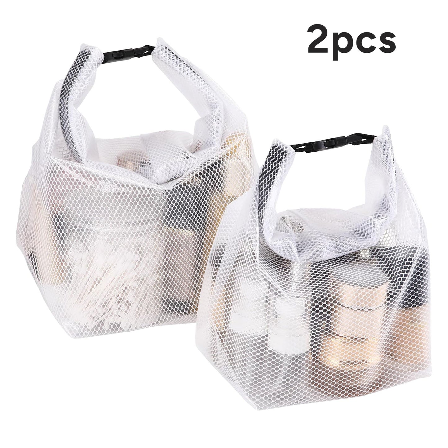 2-Pack Waterproof Travel Toiletry Bag, Makeup Organizer & Storage Pouch