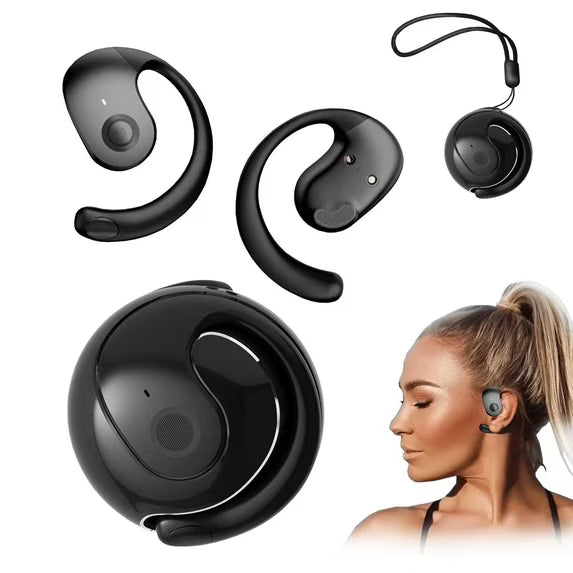 Open Ear Buds Headphones Bluetooth 5.4,Bone Conducting Air Bone Conduction Headphones