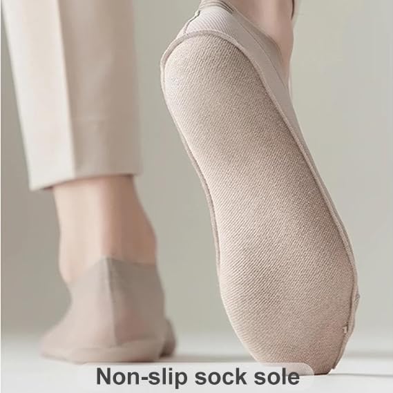 8-Pack Breathable No Show Socks – Lightweight Ice Silk Liner Socks