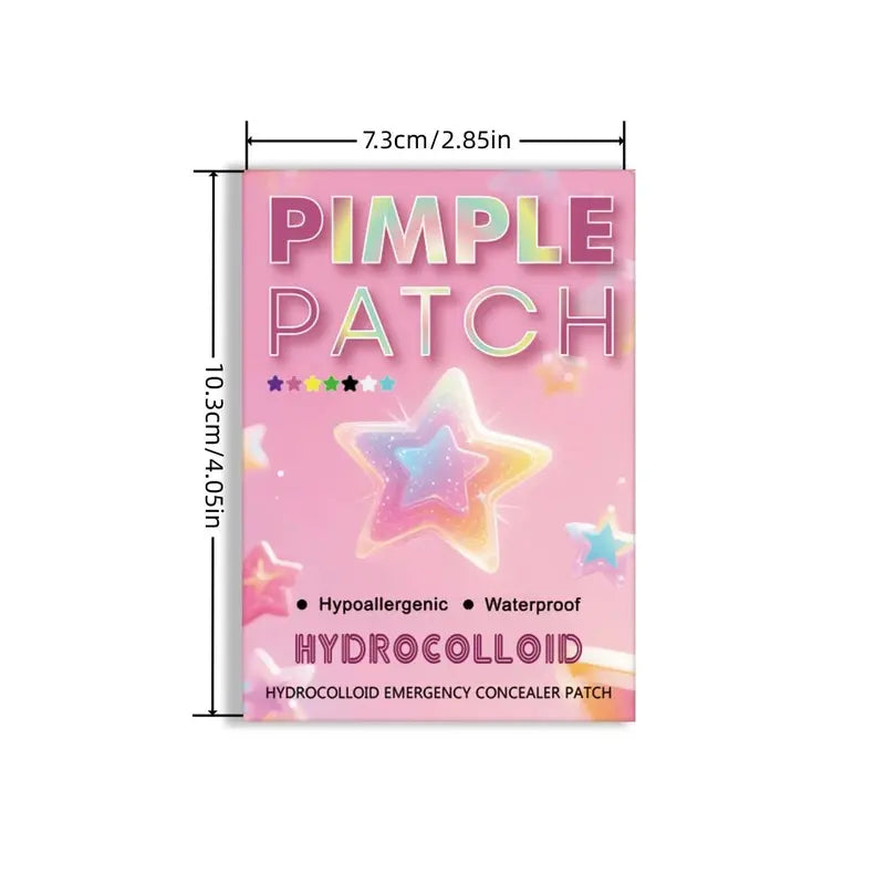 480 Pieces Cute Star-Shaped Facial Hydrocolloid Acne Patches