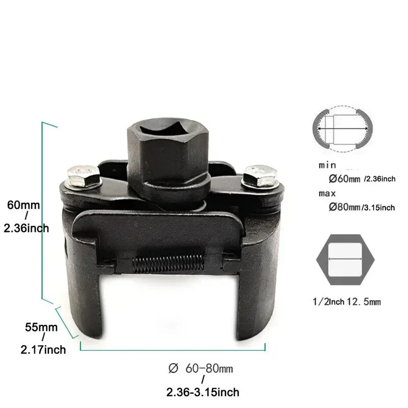 Adjustable Steel Spanner for Car Oil Filter