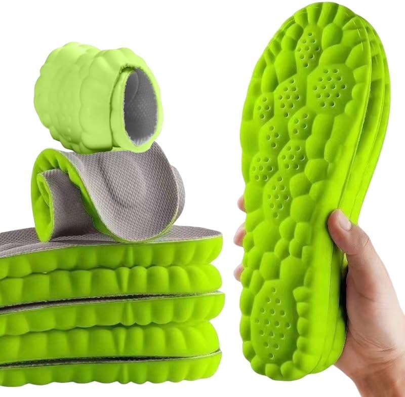 2 Pair Unisex Cloud Insoles — 4D Cloud-Feel Technology — Ultra-Soft