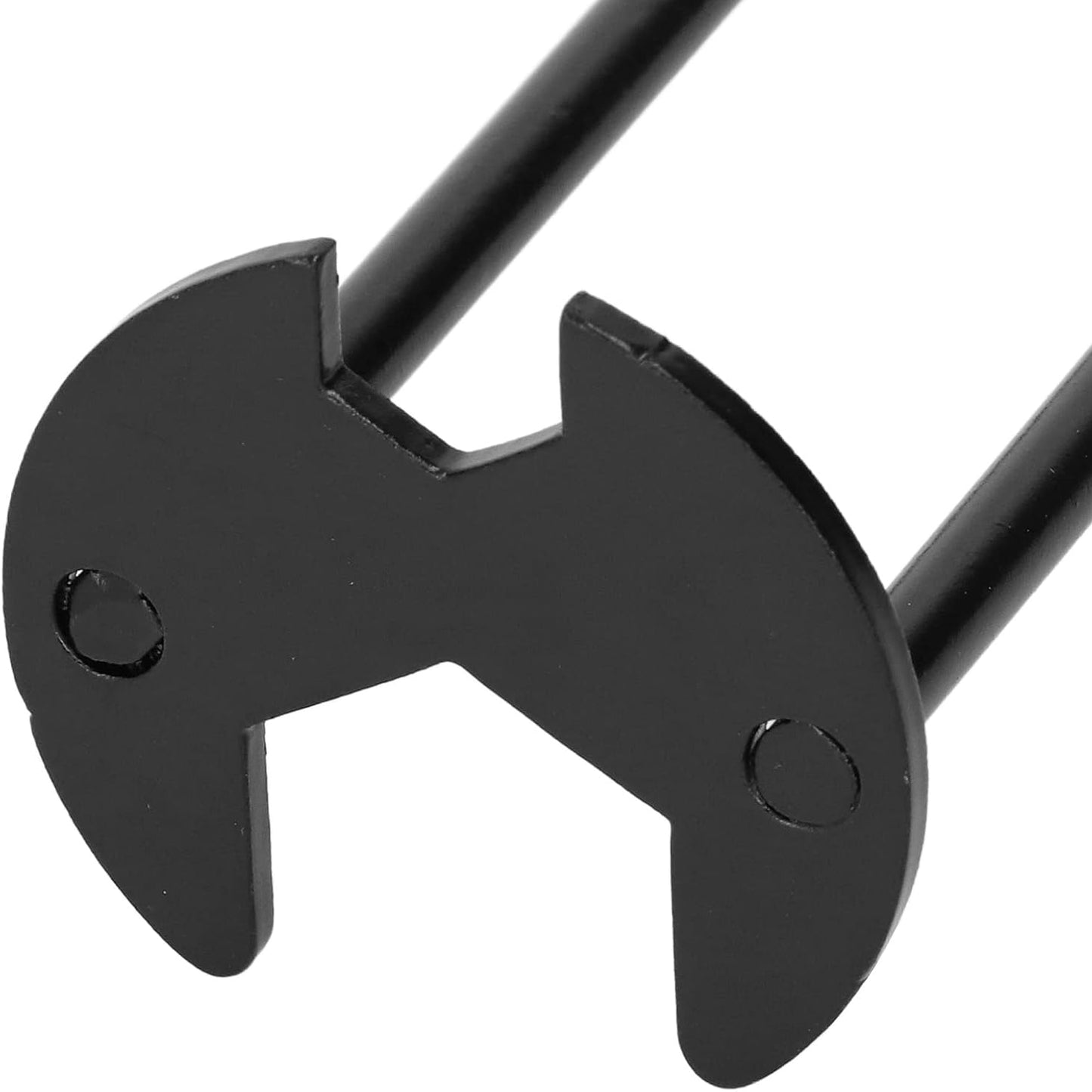 Black Multifunctional Sink Wrench Carbon Steel Robust Faucet