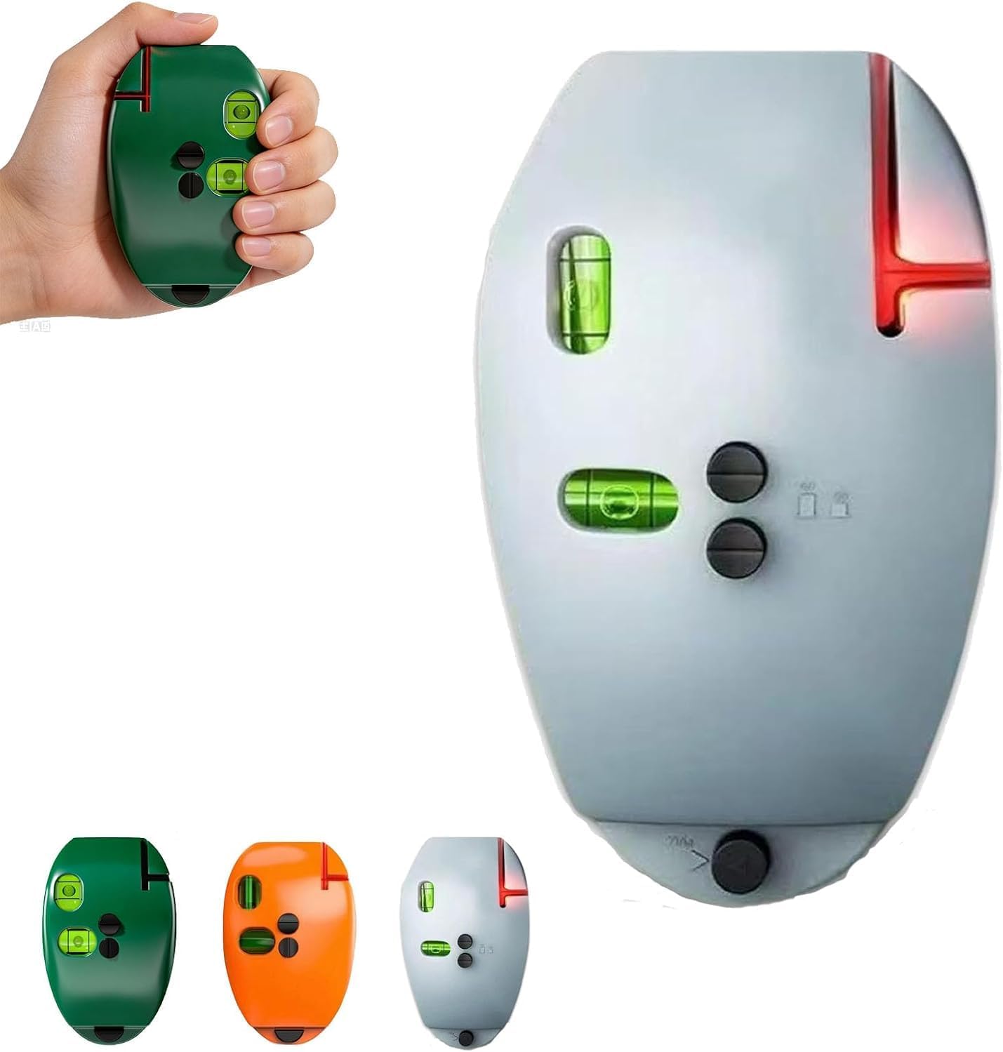 90 Degree Electronic Red Light Scale, Self-leveling Line, Vertical Mouse Levels Infrared Horizontal