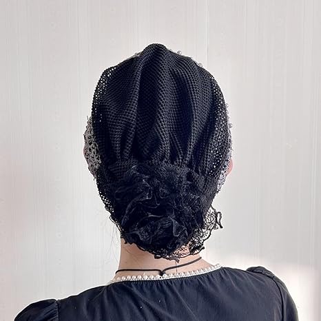 5Pcs Women's Floral Lace Headwrap, Pearl Encrusted Floral Lace Headband