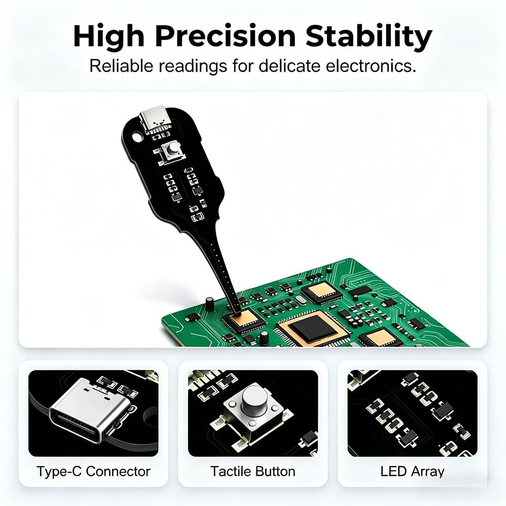 2PCS Type-C Capacitance and Inductance Tester