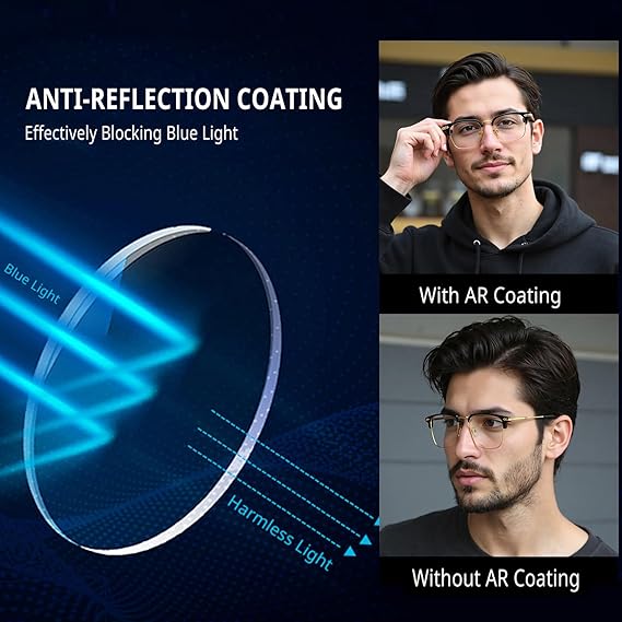 Smart Zoom Reading Glasses Ultra Light Anti Blue Presbyopic Reading Suitable