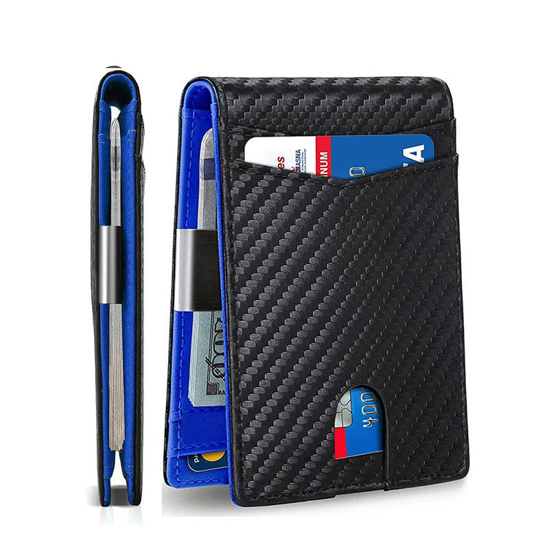 Genuine Leather Wallet for Men 12 Card Slim Mens Wallets Bifold RFID Blocking