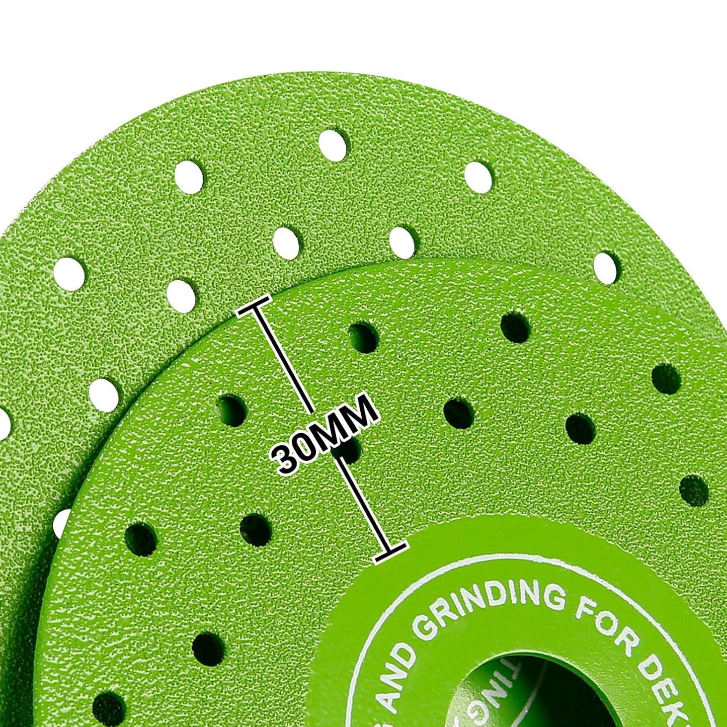 4.5 Inch Ultra Thin 0.05" Diamond Grinding Disc, Double Sided Low Resistance Saw Blade 115mm 22.23mm