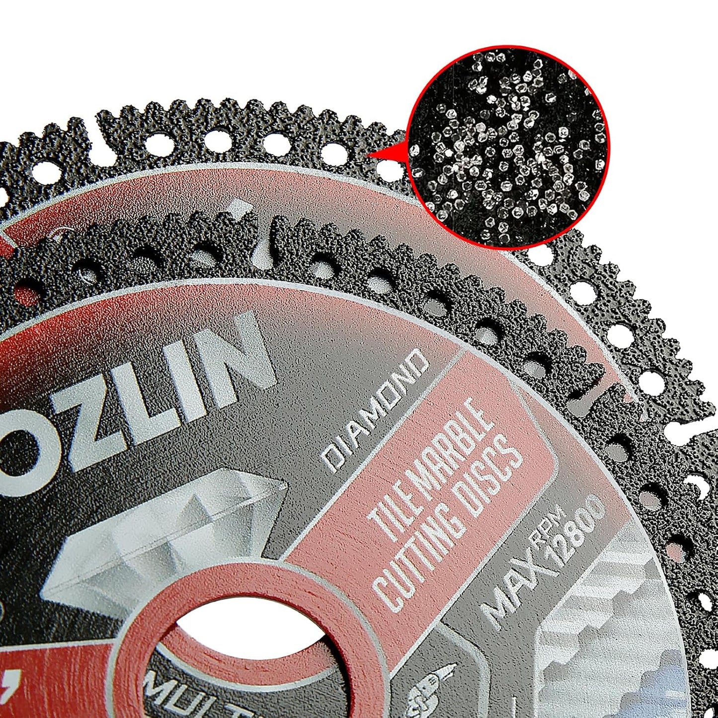 3PCS Diamond Blades 4.5" Diamond Blade for Tile Cutting - No Chipping Ultra-Thin Dry Cut Blade