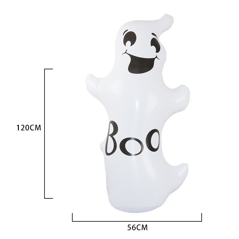 4.43ft Halloween Inflatable Pumpkin Waterproof Outdoor Decor for Parties, Gardens, Patios