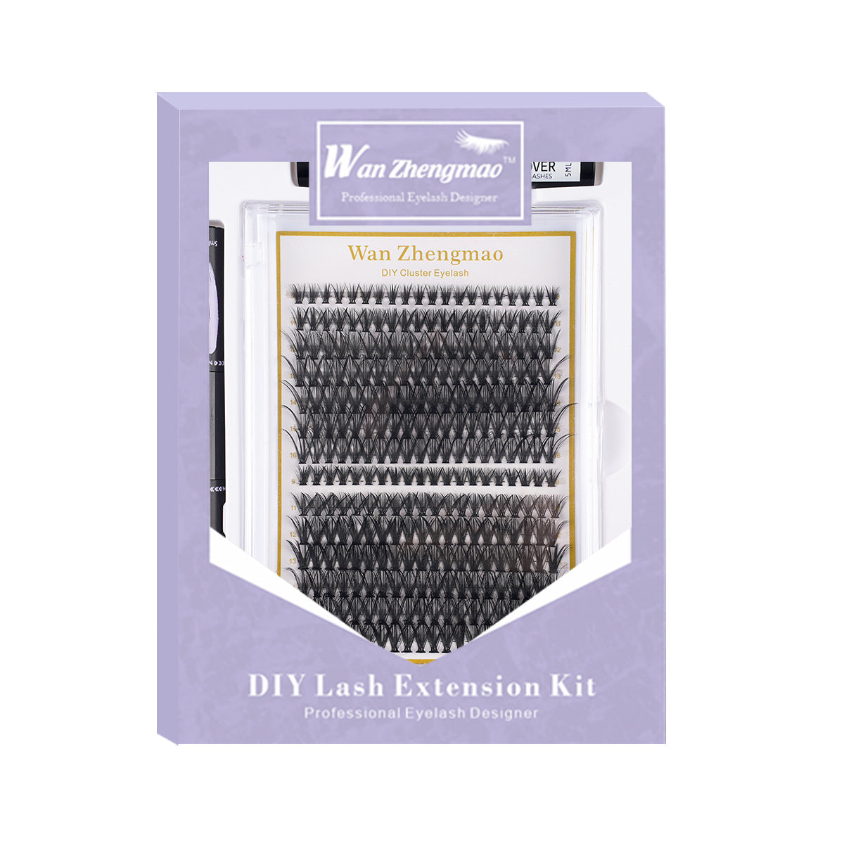 Lash Comfortable Eyelash Extension Set T30-40MIX Individual with Bond and Seal Waterproof Remover