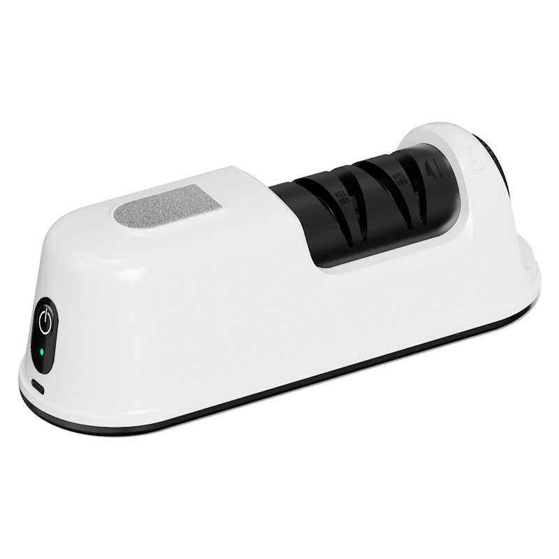 2-Stage Electric Sharpener for Chef, Fast, Safe & Easy Sharpening & Polishing