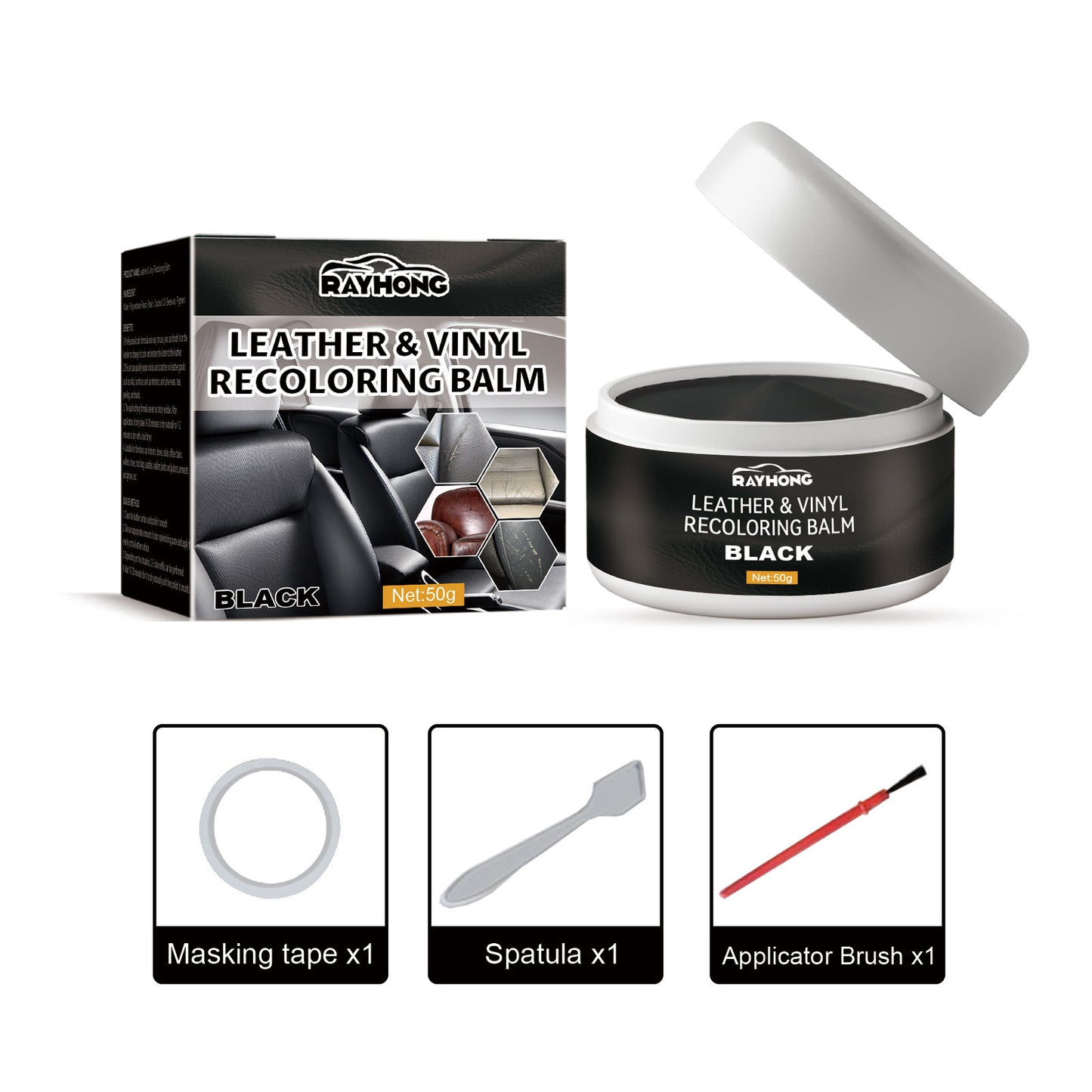 Furniture Leather Repair Kit – Repair and Revitalize Worn or Faded Leather