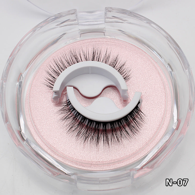 6 Pairs Self Adhesive Eyelashes,3D Dense Lashes No Glue Reusable