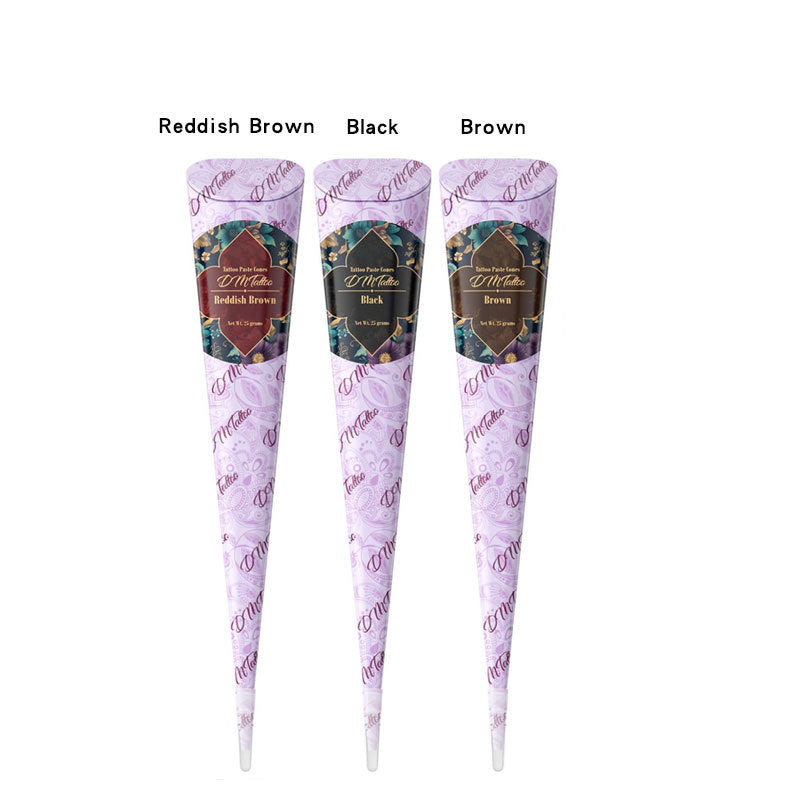 Tattoo Set Hand-Painted Paste Set Tattoo Paste Plant Temporary Hand-Painted Waterproof