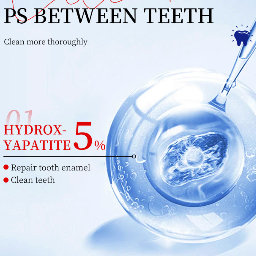 62PCS Hydroxyapatite Chewable Toothpaste Tablets