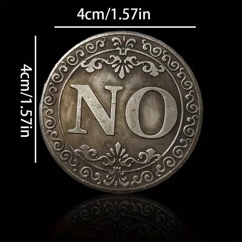 2PCS Yes No Decision Maker Lucky Coin