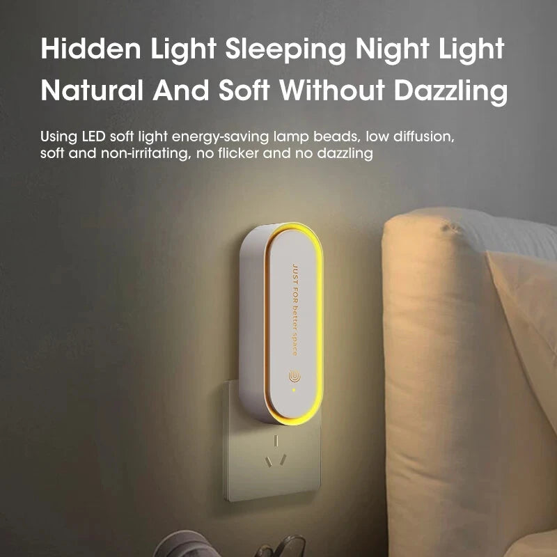 Ultrasonic Mosquito Repellent Night Light with Aromatherapy Function