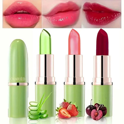 3Pcs 24-Hour Color-Changing Everyday Lip Balm with Lipstick Effect