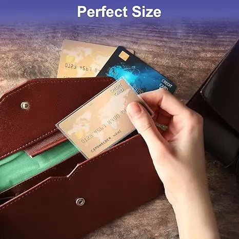 10 Pack Social Security Card Holder Durable PVC Protector Sleeve
