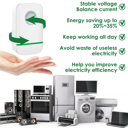 Plug-In Power Box with US Plug – 2026 Updated Design, Compatible with 90–250V Input Range