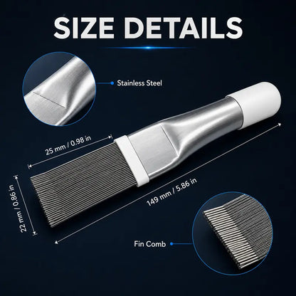 2PCS AC Fin Comb and Condenser Fin Straightener Cleaner