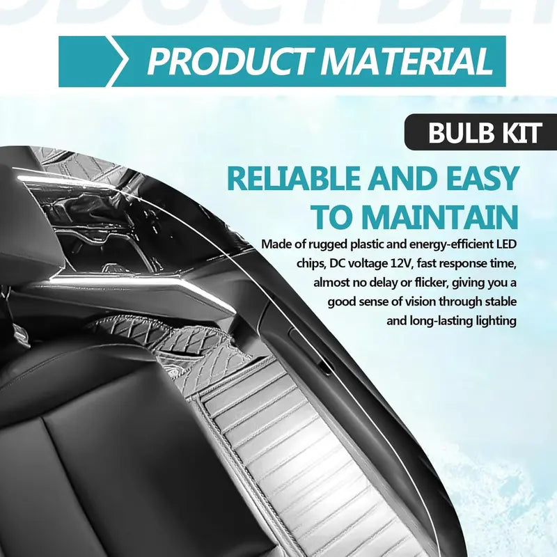 70 Pcs LED Car Interior Lights Bulb Kit - LED Dome Light 31 mm 36 mm 41 mm T10 for Car Interiors Map Dome