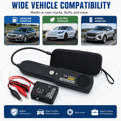 Digital Car Circuit Scanner, 42V Automotive Tester for Short and Open Faults