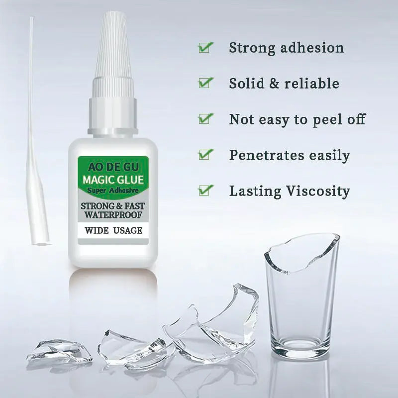2PCS Fast-Setting Super Glue, Ideal for Projects and Repair