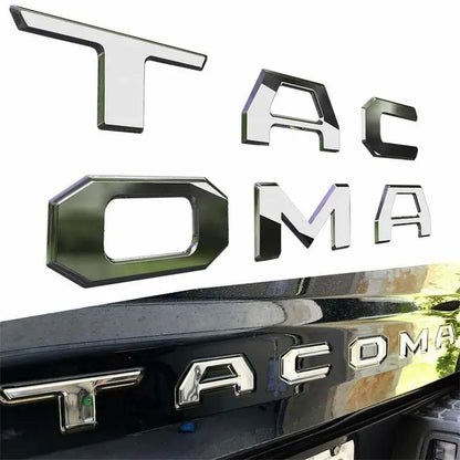 For 2016-2023 Models!!! Upgrade Your Tacoma: Raised Tailgate Insert Emblem Letters