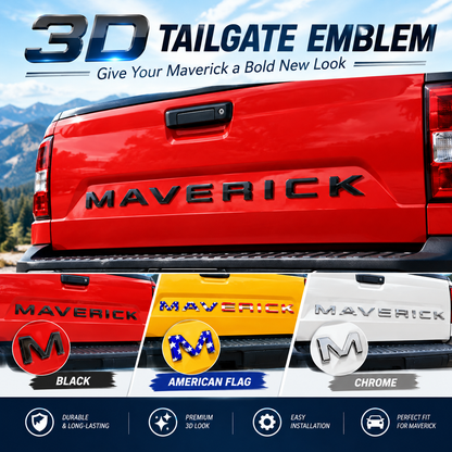 Tailgate Letter Inserts - Compatible with 2022-2026 Ford Maverick