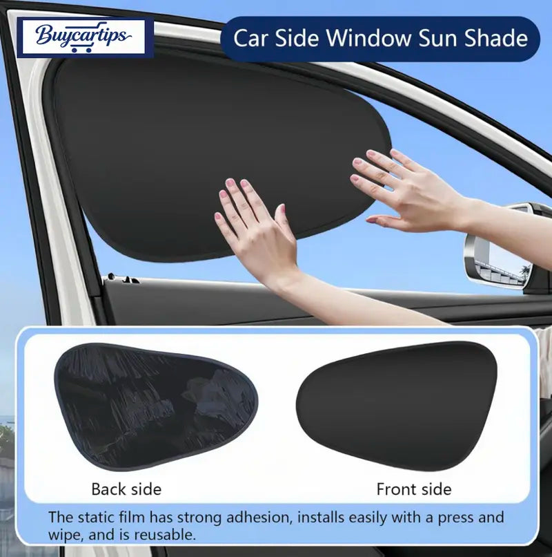 Car Side Window Sunshade (4 PCS and 2 PCS)