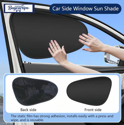 Car Side Window Sunshade (4 PCS and 2 PCS)