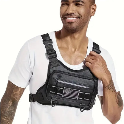 Chest Bag For Men or Women , Outdoor Sports Running Chest Pack