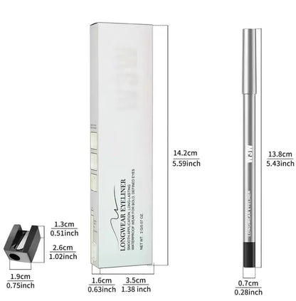 2Pcs Waterproof Gel Eyeliner Stick - Flawless, Ultra-Smooth Creamy Glide