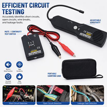 Digital Car Circuit Scanner, 42V Automotive Tester for Short and Open Faults