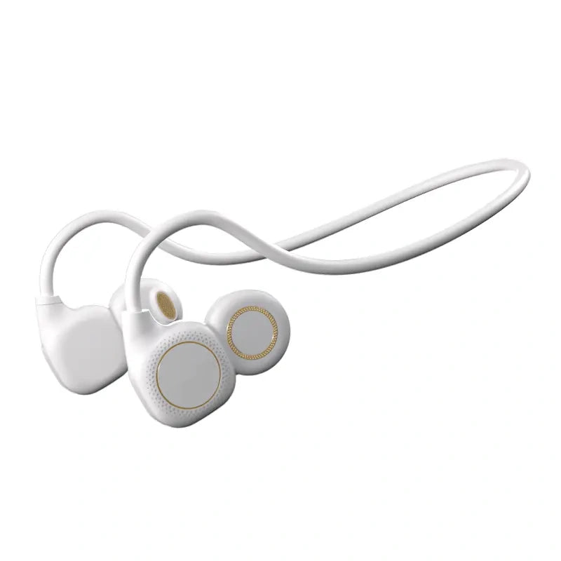 Wireless Open-Ear Sports Headphones Bluetooth 6.0, Air Conduction Neckband Earbuds with LED Power Display