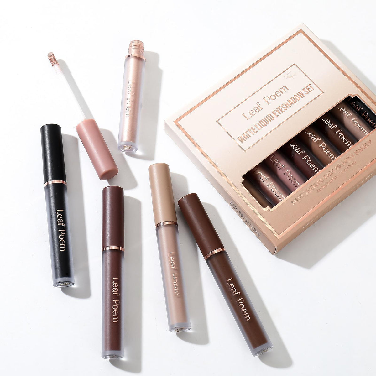 Women's 8-Shade Matte Liquid Eyeshadow Pen Kit Set