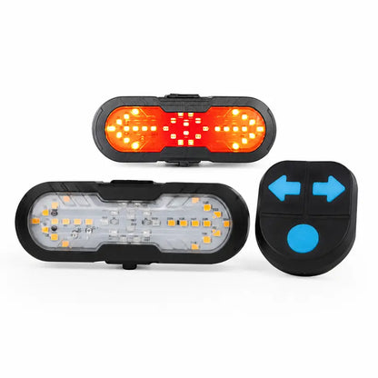 Bike Wireless Remote Control Turn Signal Taillight, 6 Modes 1200mAh Rechargeable