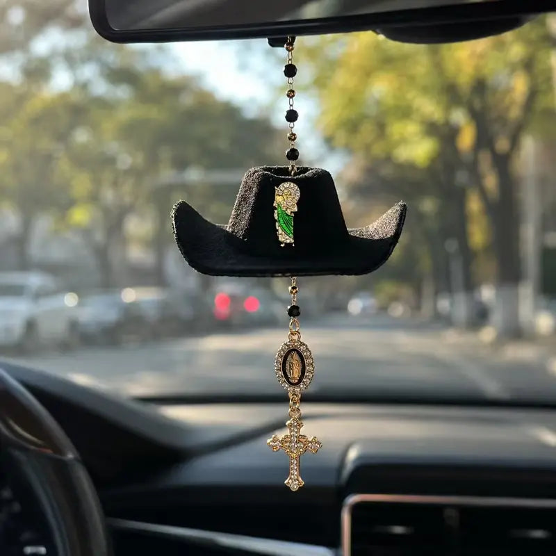 St. Jude Car Blessing Charm. Handmade Protection Gift Decoration Car Trinkets