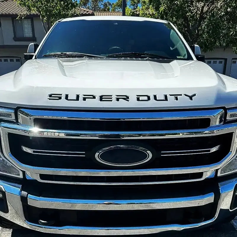For 2017- 2022 Models ONLY!3D Raised Super Duty Insert Letter Emblem Decal