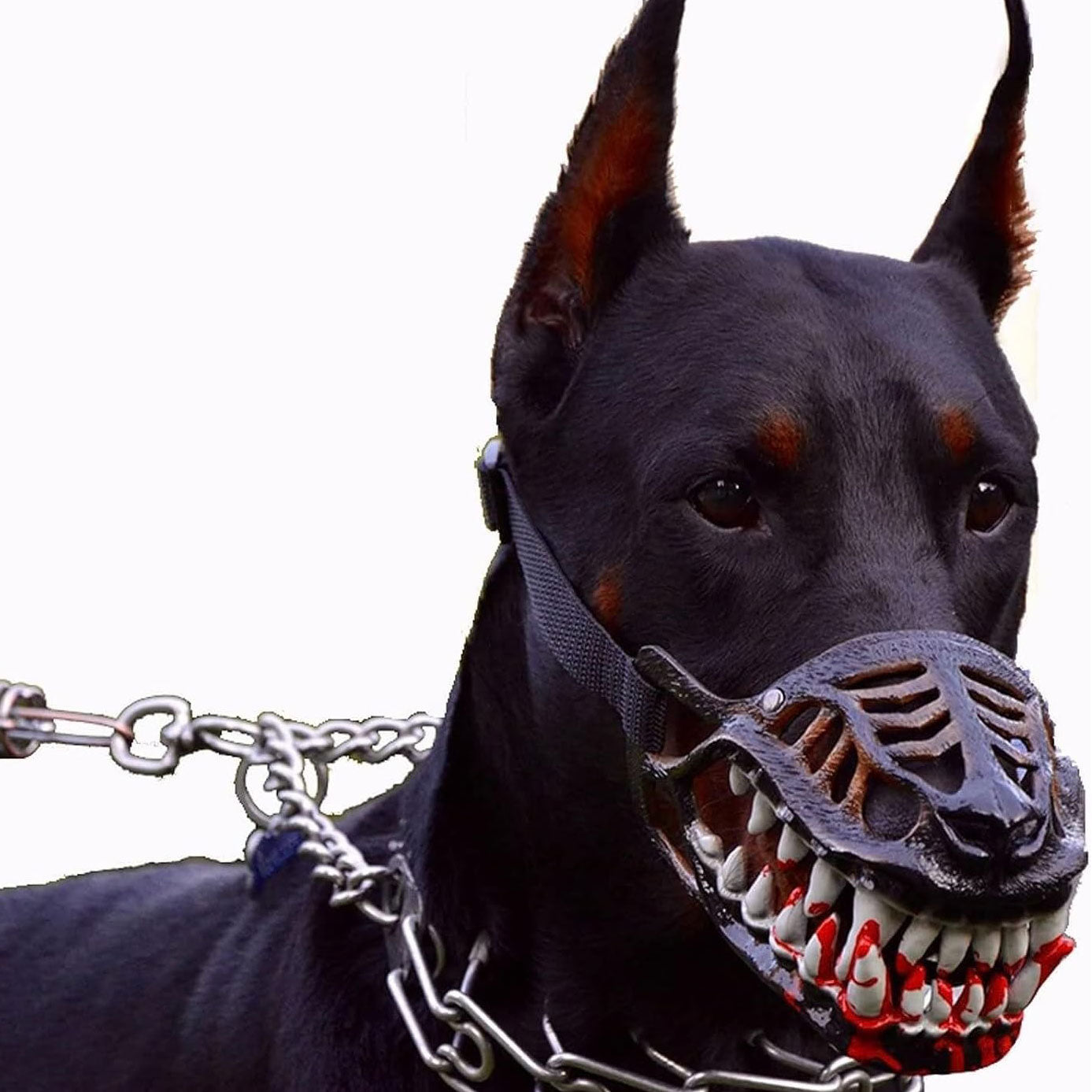 Halloween Muzzle for Large Dog Mesh Dog Muzzle Soft Muzzle for Dog