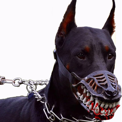 Halloween Muzzle for Large Dog Mesh Dog Muzzle Soft Muzzle for Dog