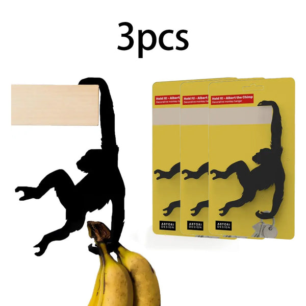 3PCS Unique Banana Holder Balance Hook