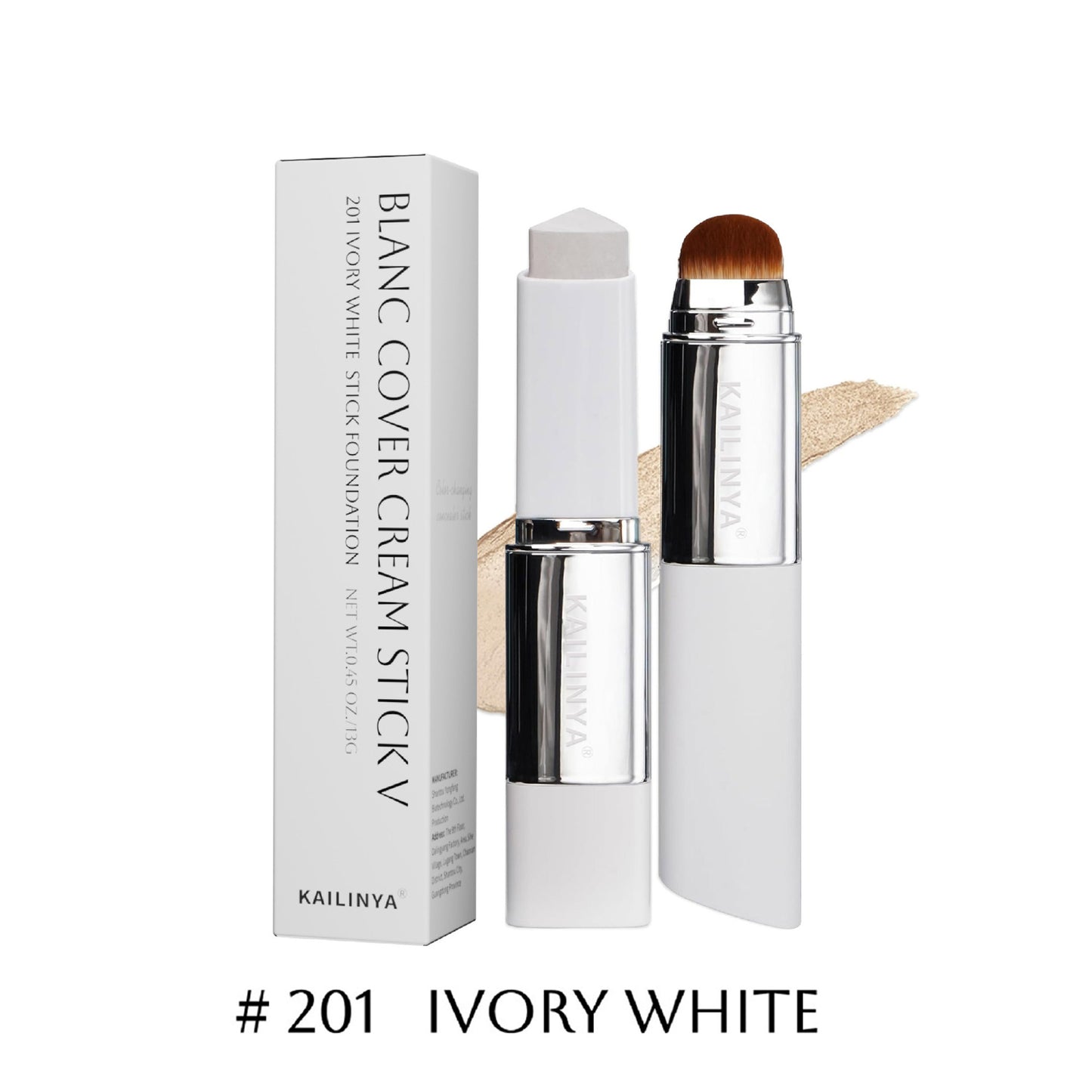 4-in-1 Dual-Ended Color-Changing Natural Longwear Foundation Stick