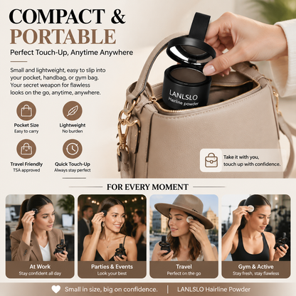 New Root Cover Up Hairline Shadow Powder,Root Touch Up Hair Powder Quickly Conceals Hair Loss