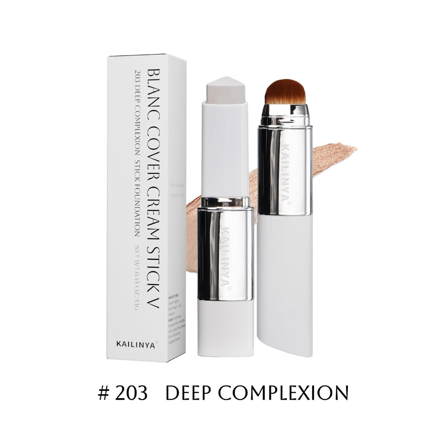 4-in-1 Dual-Ended Color-Changing Natural Longwear Foundation Stick